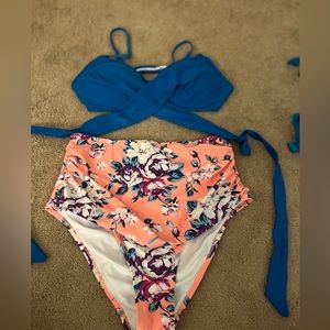 Cup she womens high waisted bikini medium